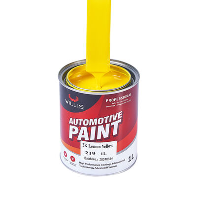 Fabrik-Direkt 2K Zitrone Gelb Auto Veredelung Beschichtung guter Preis Zubehör Auto Boot Reparatur Farbe Acryl Flüssigkeitsbeschichtung Spray