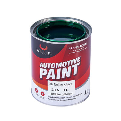 2K Goldgrün Automotive Coating Farbe Mehrfarben verfügbar für die Reparatur von Autos Grundlack Veredelung Acryl-Zwei-Komponentenfarbe