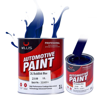 2K Acryl Autolack Rotlichblau Automobil Metallic Farbe Gut für Autoreparatur & Mehrere Farben Verfügbar
