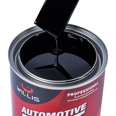2K Schwarze Automotive Beschichtung Farbe Metallische Farbe Autofarbe Veredelung Zwei-Komponenten-Acryl-Basisbeschichtung Oberbeschichtung Mehrfarben