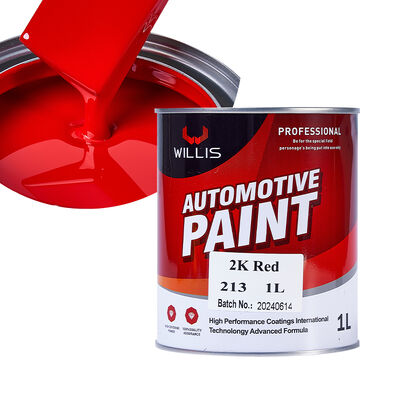 Autofarbenhersteller Lieferanten Mehrfarben 2K Rot heiß verkaufen OEM verfügbar Sprayfarbe Flüssigkeitsbeschichtung guter Preis