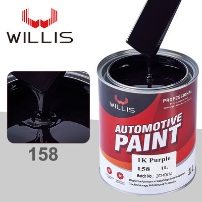 Willis 1K Lila Acrylharz Autolack Basislack Autoreparaturlack Flüssigbeschichtung Sprühanwendung Unifarbe Automobilreparaturlack