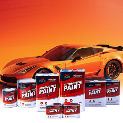 WILLIS 1K Basislack Automobil-Acryllack Sprühbeschichtung für Auto, Boot, Lackierung, Kunststoffbeschichtung Modell 154 Pigmentbasierte Flüssigkeit