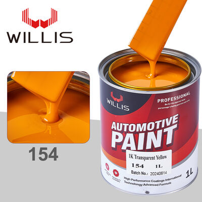 WILLIS 1K Basislack Automobil-Acryllack Sprühbeschichtung für Auto, Boot, Lackierung, Kunststoffbeschichtung Modell 154 Pigmentbasierte Flüssigkeit