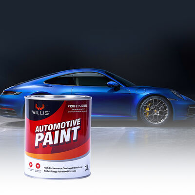 Autofarbe 1K Grünblau Automotive Feste Farbe Basislack mit Acrylharz Flüssigkeitsbeschichtung Spray Auto-Veredelung Farbe