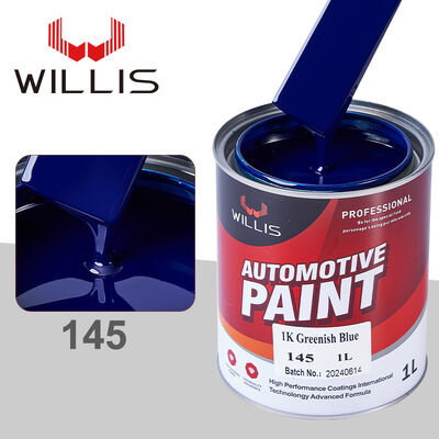 Autofarbe 1K Grünblau Automotive Feste Farbe Basislack mit Acrylharz Flüssigkeitsbeschichtung Spray Auto-Veredelung Farbe
