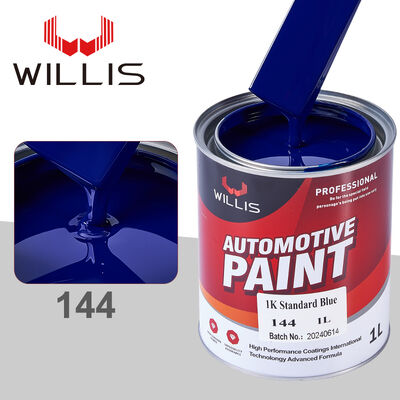 Willis 1K Blue Car Paint Guangdong Automotive Standard Basecoat Flüssigkeitsbeschichtung Spray Anwendung