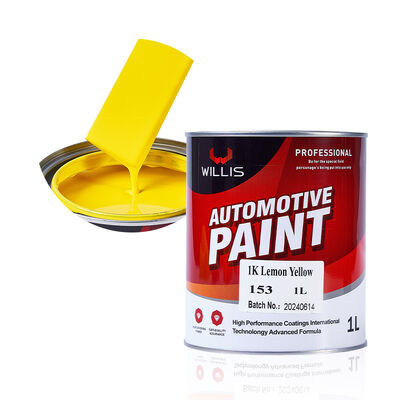 Heiß verkaufender Zitronengelber 1K Autolack-Basislack Chinas meistverkaufter Acrylharz-Lack Autolack/Autolack Verdünner