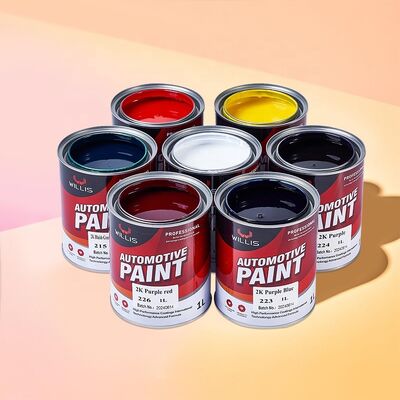 1K Transparent Gelb Fabrik Direktverkauf ultra-niedrige Preise Sprühfarbe Einkomponenten Acrylharz flüssige Autoreparaturfarbe