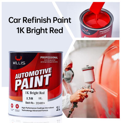 Hot Selling Factory Supplied Automotive Coating Paint 2K/1K Color with Clear Coat Thinner Body Filler Putty