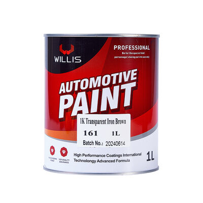 Warm verkaufte 1K Acrylharz-Autofarbe Billiges Eisen Braun Metallton Spray Anwendung Autoreparatur Farbe Ausdünner Lack