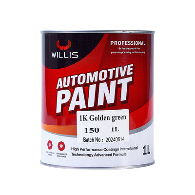 In China hergestellter 1K Goldgrün-Autolack-Basislack, fester Autolack, 1K 2K Autoreparaturlack, Acryllack