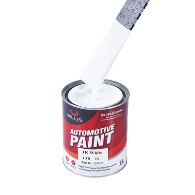 Einzelkomponente 1K Weiße Acrylbeschichtung und Farbe Einfach zu bedienen Automobilreparatur Sprühfarbe mit starker Abdeckungskraft