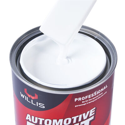 Einzelkomponente 1K Weiße Acrylbeschichtung und Farbe Einfach zu bedienen Automobilreparatur Sprühfarbe mit starker Abdeckungskraft