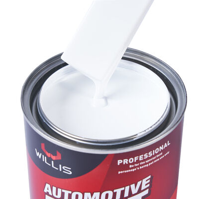 Guter Preis Extra Weiß Auto Basis Auto Reparatur Beschichtung 1k Acrylharzfarbe mit dünnerem hochwertigen Auto Veredelung Farbe
