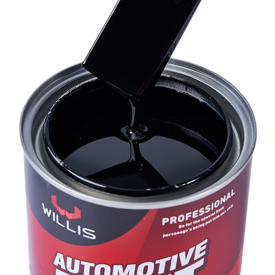 Warmverkauf 1K Wirtschaftliche schwarze Acrylharz Auto Reparaturfarbe Hochleistungsverdünner und Flüssigkeitsbeschichtung für Auto