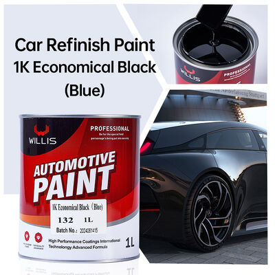 Warmverkauf 1K Wirtschaftliche schwarze Acrylharz Auto Reparaturfarbe Hochleistungsverdünner und Flüssigkeitsbeschichtung für Auto