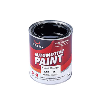 Warmverkauf 1K Wirtschaftliche schwarze Acrylharz Auto Reparaturfarbe Hochleistungsverdünner und Flüssigkeitsbeschichtung für Auto