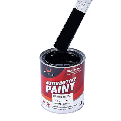Warmverkauf 1K Wirtschaftliche schwarze Acrylharz Auto Reparaturfarbe Hochleistungsverdünner und Flüssigkeitsbeschichtung für Auto