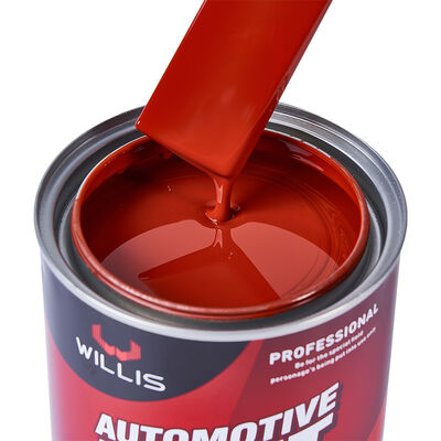 1K Eisen-Rote Autosprayfarbe Einkomponente Acrylharz Flüssig Automotive Veredelung Farbe Feste Farbe 1K Farbe Farbe China