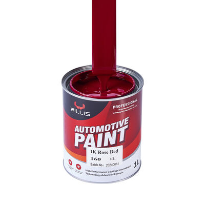 Einkomponente 1K Rose Rot Acrylharz Flüssige Autolack Feste Farbe Auto Veredelung Farbe Auto Beschichtung & Farbe aus China