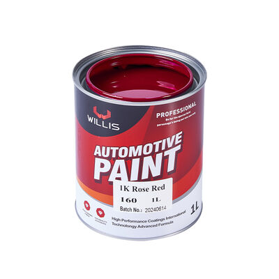 Einkomponente 1K Rose Rot Acrylharz Flüssige Autolack Feste Farbe Auto Veredelung Farbe Auto Beschichtung & Farbe aus China