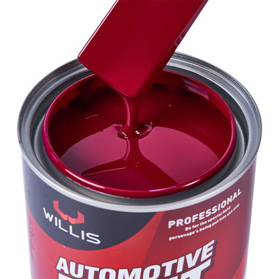 Einkomponente 1K Rose Rot Acrylharz Flüssige Autolack Feste Farbe Auto Veredelung Farbe Auto Beschichtung & Farbe aus China