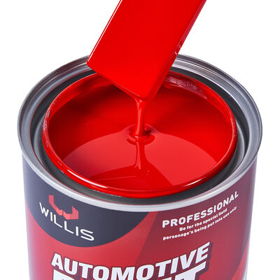 1K Helles Rot Acrylharz Flüssigauto Sprühfarbe Einkomponenten-Autolack mit OEM\ODM-Services Willis China
