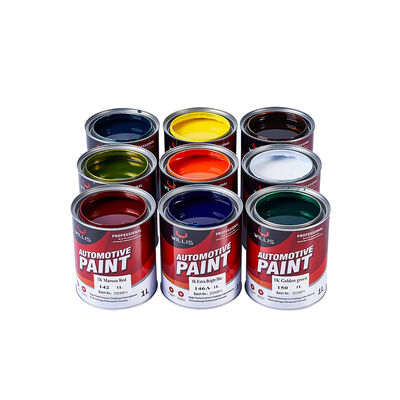 WILLIS 1K Farbfarbe für Autos Beschichtet Kunststoff in 1K Acrylharz mit Extra Schwarz Premium 1K Farbe für Fahrzeugbeschichtung