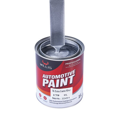 Factory Supplied Extra Coarse Silver Liquid Coating Automotive Clear Coat Thinner Hardener Plastic Coating Spray Application Car