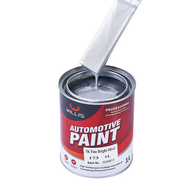 Silver Car Paint Metallic Body Paint with Standard Car Paint Thinner Liquid Acrylic Coating for Car Painting
