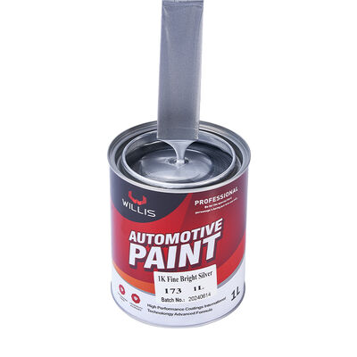 Silver Car Paint Metallic Body Paint with Standard Car Paint Thinner Liquid Acrylic Coating for Car Painting