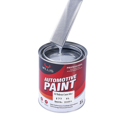 Moderate Coarse 1K Acrylic Silver Resin Liquid Coating Automotive Thinner for Spray Car Paint Mixing Machine Compatible