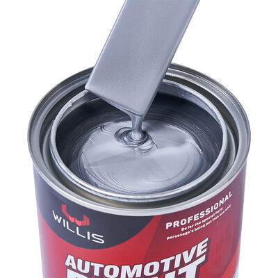 High Quality 1K Silver Plated Car Paint with Strong Metallic Texture Factory-provided Spray Paint Thinner Mainly Acrylic Resin