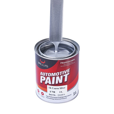High Quality 1K Coarse Silver Metallic Car Paint Clear Coat Acrylic Resin Body Filler and Thinner for Car Body Repair