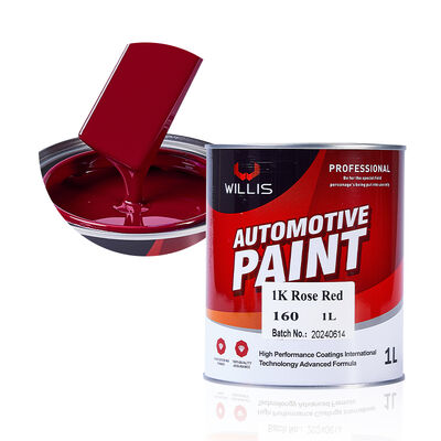 Hochleistungs-1K Rosenrot Acryl-Autolack, heiß verkaufter Einkomponenten-Autolack, Fabrikbeschichtung & Lackverdünner inklusive