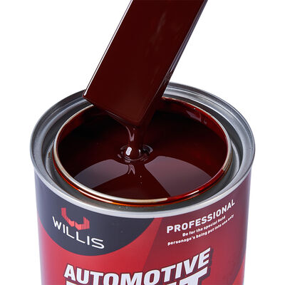 Autobody Auto Touch Up Farbe Auto Reparatur Farbe 1k Durchsichtige Eisen Rot Acryl Farbe Auto Nachbearbeitung