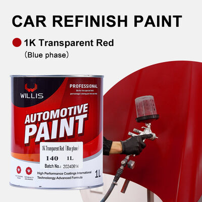 Original 1k Transparent Rot (Blaue Phase) Farb Sublimation Beschichtung Autofarbe Dosen 1l Auto Veredelung Farbe