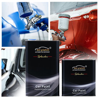Factory Supply 1K Basecoat in Deep Maroon Red | High Coverage Acrylic Auto Paint for Car Refinishing | Easy Spray Application