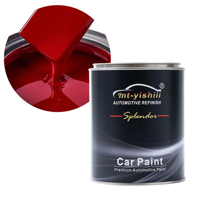 Factory Price Metallic Basecoat Auto Paint | 1K Pure Solid Color Acrylic Coating for Car Refinish | High Performance