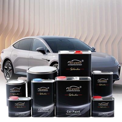 Extra Black Auto Paint | 1K Acrylic Resin Car Coating for Professional Refinish | Spray Paint with Solvent | Factory Price