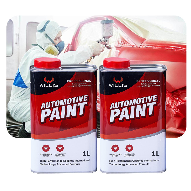 Auto 2k Klares Kratzer Reparatur Industrie Acrylfarbe Verhärter 2k Topcoat Autosprayfarben Hochglanz-Autofarbe