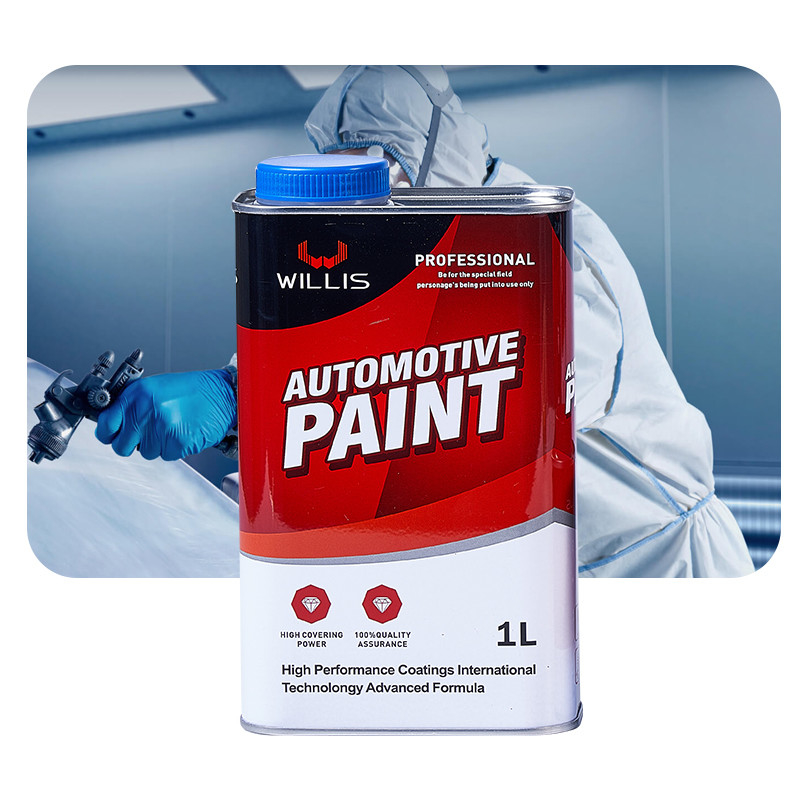 Spiegelwirkung Niedrige Viskosität 2k Automotive Clear Coat Farbe Hochglanz Farbe Massivfarbe Autosprühwerkzeug