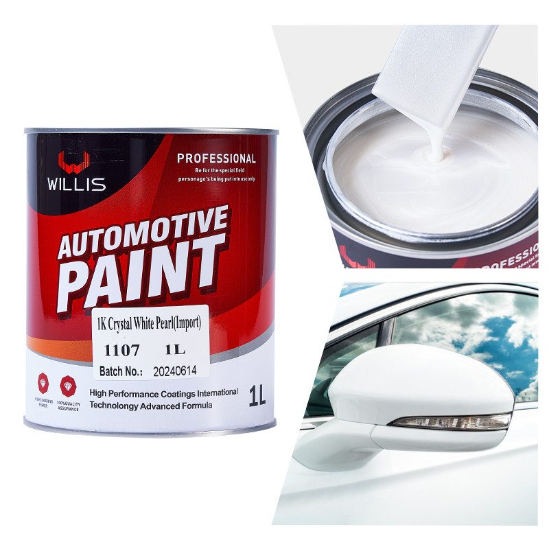 Metall Pigment Perle Automotive Farbe 1K Basecoat Autokarosserie Schutz,Hochwertige Autofarbe,anpassbare Farben