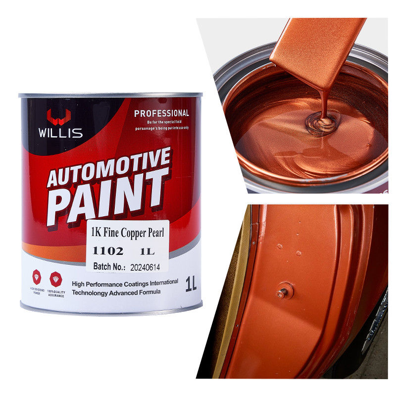 Chemikalienbeständige Acryllakfarbe, langlebige Perlenfarben für Autos,2K/1K Farbfarbe, 1K Kristallperle
