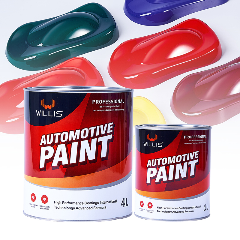Hohe Konzentration Zwei Komponenten Solid Car Touch Up Farbe für professionelle Auto Beschichtung Auto Farbe Sprayfarbe