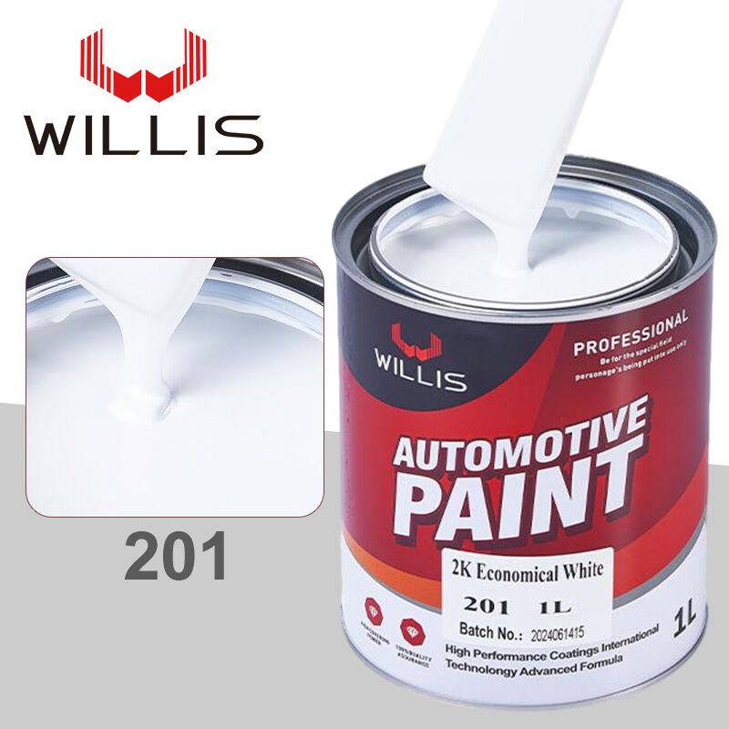 WILLIS Modell 201 2K Acrylharz Autolack - Verschleiß- & Kratzfest Langlebiger heller Sprühlack für Autos, Boote & Kunststoff