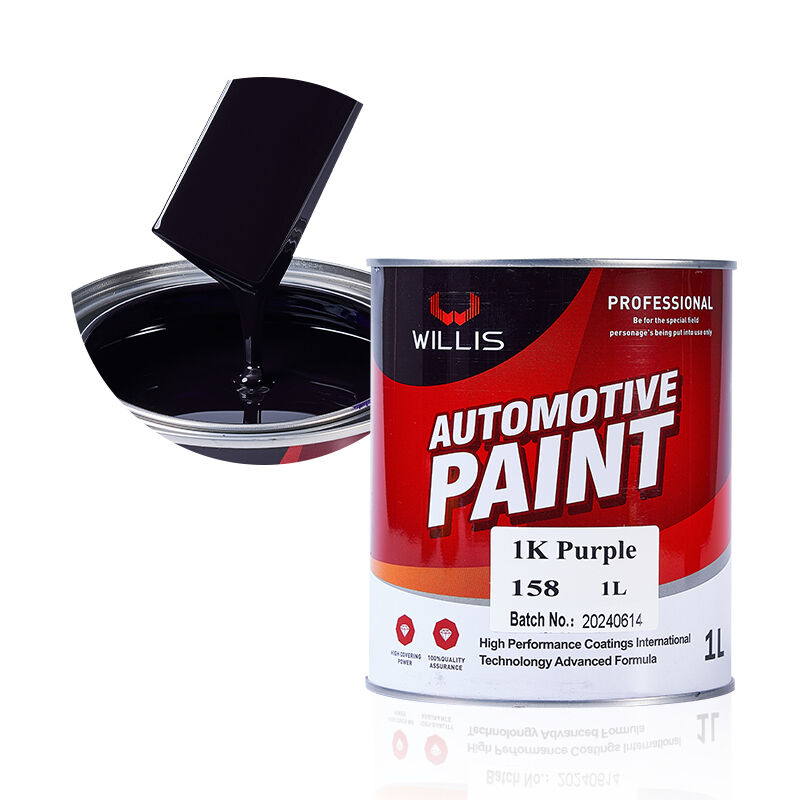 Autobody 1K Purple Car Paint für Reparatur und Veredelung Flüssigkeitsbeschichtung für Kunststoff & Autospray Thinner