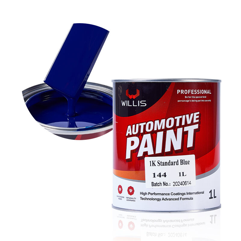 Fabrikdirekt 1K Ultra-Niedrigpreis Blau Einkomponenten-Acrylharz Flüssigauto-Reparaturlack Autolack Verdünner