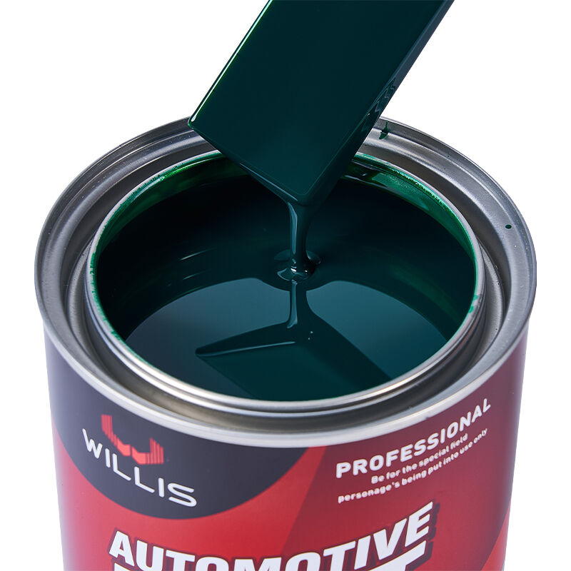 1K Goldgrüne Autosprayfarbe Einkomponente Akrylharz Flüssig Automotive Veredelung Farbe Feste Farbe 1K Farbe Farbe China
